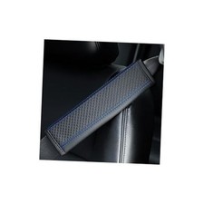Car Seat Belt Cover Pads, Leather Seat Belt Cover, Universal Car Diamond-Blue