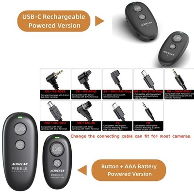 Mini Wireless Camera Remote Control Shutter Release; Autofocus Bulb single shoot