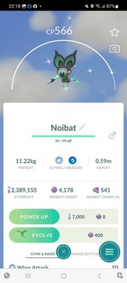 Pokemon Go Shiny Noibat Halloween Stirnband 