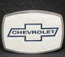 XA07103 AWESOME VINTAGE 1970s  CHEVROLET  AUTOMOTIVE ADVERTISEMENT BELT BUCKLE