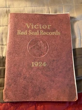 Victor Phonograph 1924 Red Seal Records Catalog Victrola