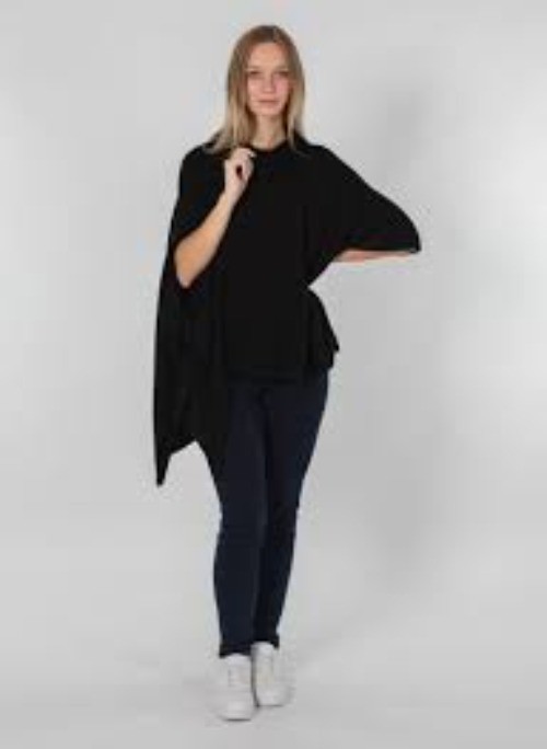 Calvin Klein $89 Asymmetrical poncho sweater S/M NWT thumbnail 2