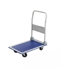 CARRELLO PIEGHEVOLE CON PIANALE E RUOTE PIROETTANTI INTERCAMBIABILI PORTATA 1...