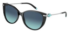 Tiffany Co. TF4178 80019S 57 Ladies Black Oval Sunglasses