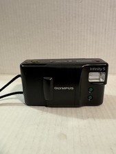 Olympus Infinity S 35mm Point Shoot Film Camera f/3.5 35mm Lens Black P S
