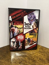 4 FILM FAVORITES DRACULA DVD  Christopher Lee Hammer Vampire Horror's