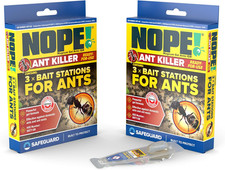 NOPE! Ant Killer Bait Station (6 X 5G) Indoor & Outdoor Ant Traps. Eradicates An