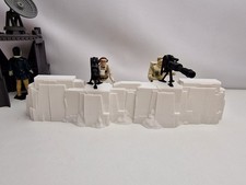 scene setting for STAR WARS Hoth attack echo base rebel walkway defence wall esb