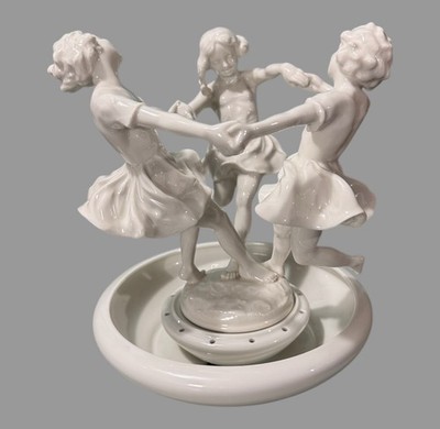 Vintage K. Tutter Hutschenreuther Porcelain May Dance Sculpture Flower Frog Base