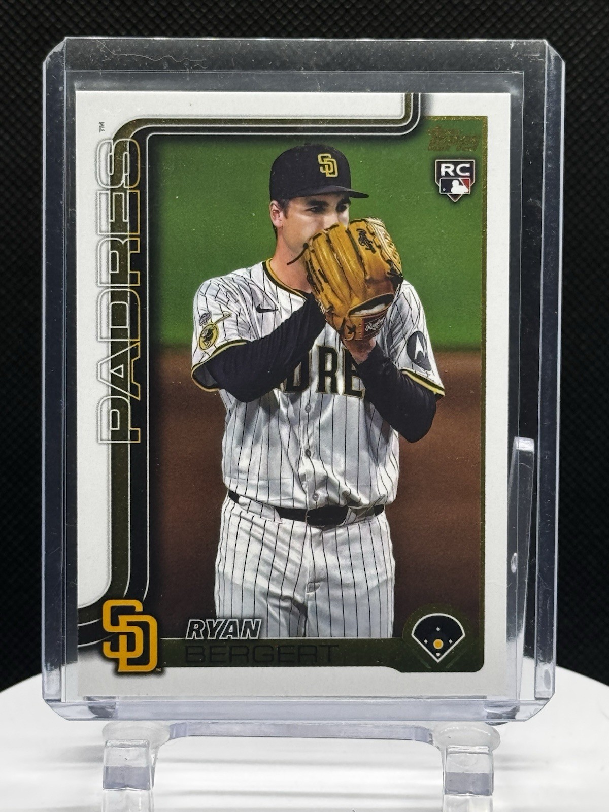 2025 Topps Update RYAN BERGERT RC #US295 Golden Mirror Image Variation SSP