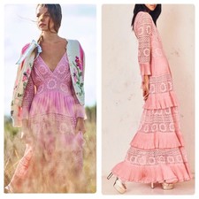 New LoveShackFancy Pink Lennon Dress 8