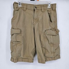 Carhartt Cargo Shorts Mens 30 Rugged Flex Relaxed Fit Outdoors Workwear Tan