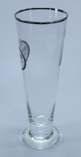 Holsten Light Pilsner Glass * SQHM 0,251 * Silver Rim * Excellent * Ships Free - Picture 4 of 9