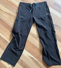 Carhartt Force C52110 Black XL Unisex Medical Scrub Pants Woven Poly/Span