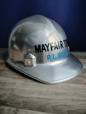 Vintage Jackson Products Aluminum Hard Hat Helmet Safety Cap Type SC-50 USA 