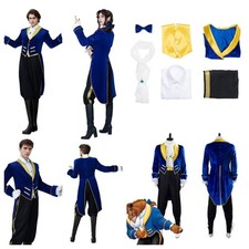 Prince Beast Cosplay Beauty Beast Prince Adam Costume Mask Halloween outfits