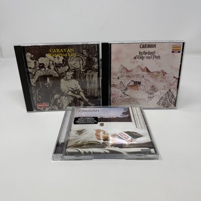 Caravan - In The Land Of Grey & Pink & Waterloo Lily & Girls Who Grow (3 CD Lot)