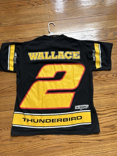 Vintage Rusty Wallace XL Shirt Miller LARGE GRAPHIC DOUBLE SIDE NASCAR - Picture 2 of 5