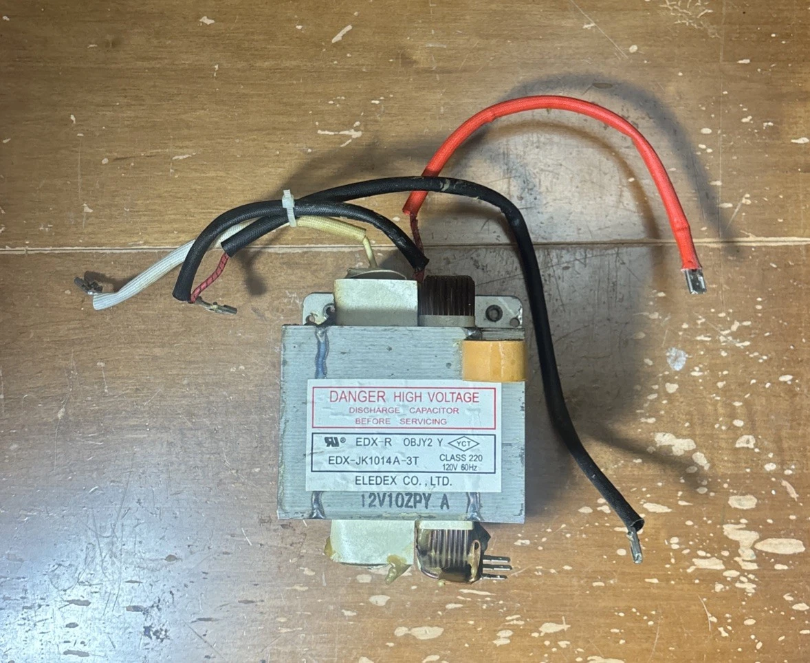 OEM Genuine Maytag Microwave High Voltage Transformer Assembly, Part #W10248271