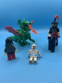 Lego 6087 Castle Fright Knights Witch&rsquo;s Magical Manor Minifigs Horse And Dragon