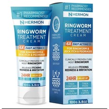 Hermon Ringworm Treatment Cream 100g 3.5oz Antifungal Jock Itch Psoriasis