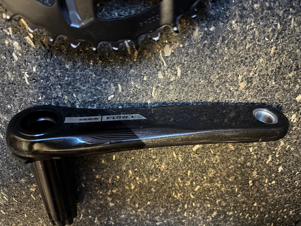 SRAM FORCE 1 D2 DUB DM 1X12-FACH CARBON KURBELGARNITUR 175mm - Bild 2 von 3