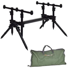 Leeda Rogue Coarse & Carp Fishing 3 in 1 Rod Pod with Carry Case