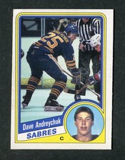Dave Andreychuk Sabres NHL Hockey Rookie Card 1984-85 O-Pee-Chee #17 RC O-P-C