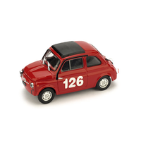 Fiat 595 Abarth N.126 1St Premio Campagnano Vallelunga 1965 R.Pinto 1:43 Brumm A