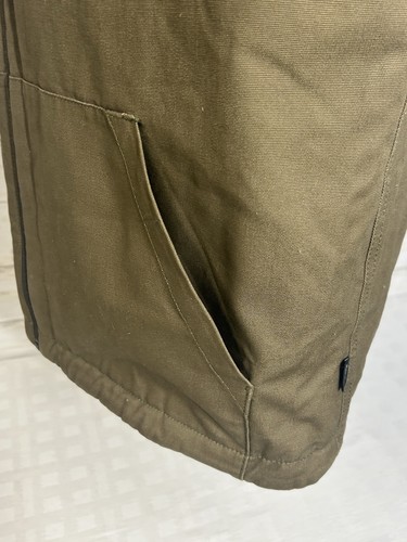 Cabela's Berber Fleece Canvas Windshear Outfitter Camo Vest Reversible LARGE Men - Picture 14 of 23
