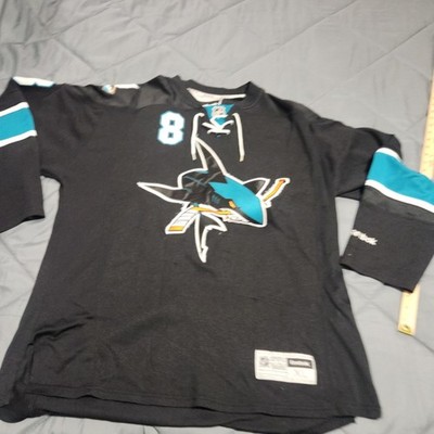 Reebok Jersey Men's XL San Jose Sharks Joe Pavelski #8 Black NHL Hockey