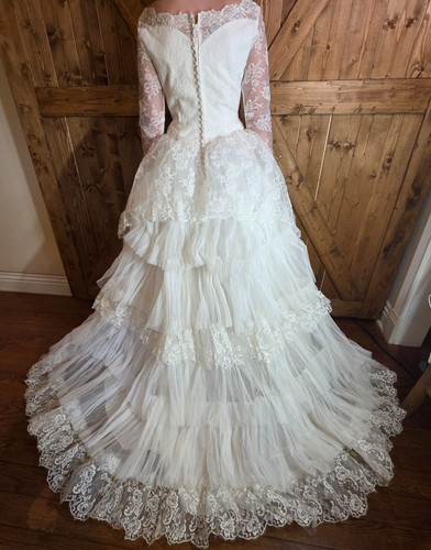 Vintage 1950s Alfred Angelo Original Wedding Gown - Designed by Edythe Vincent