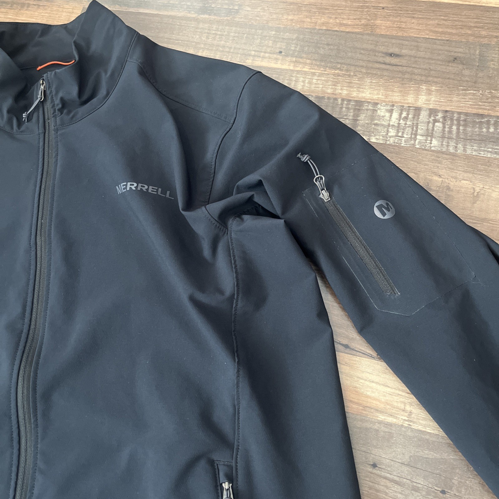 Merrell Full Zip Soft-Shell Jacket Black Women's … - image 9