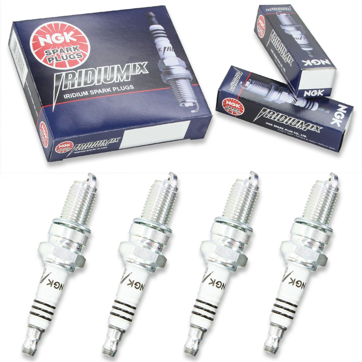 4pcs 1999 Honda VT1100D2 NGK Iridium IX Spark Plugs 1100 SHADOW-AMERICAN yu