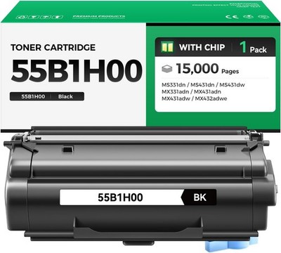 55B1H00 55B1000 Toner Cartridge for Lexmark MS331dn MS431dn MX331adn MX431adn ब