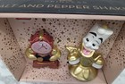 NEW Disney Princess Hand Painted Cogsworth & Lumiere Salt & Pepper Shaker Set — photo 6