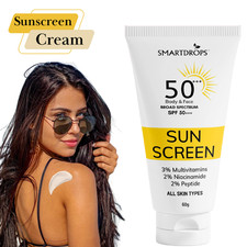 Sunscreen SPF 50   Sun Protection  Soft Smooth Glowing Skin - Pack 1