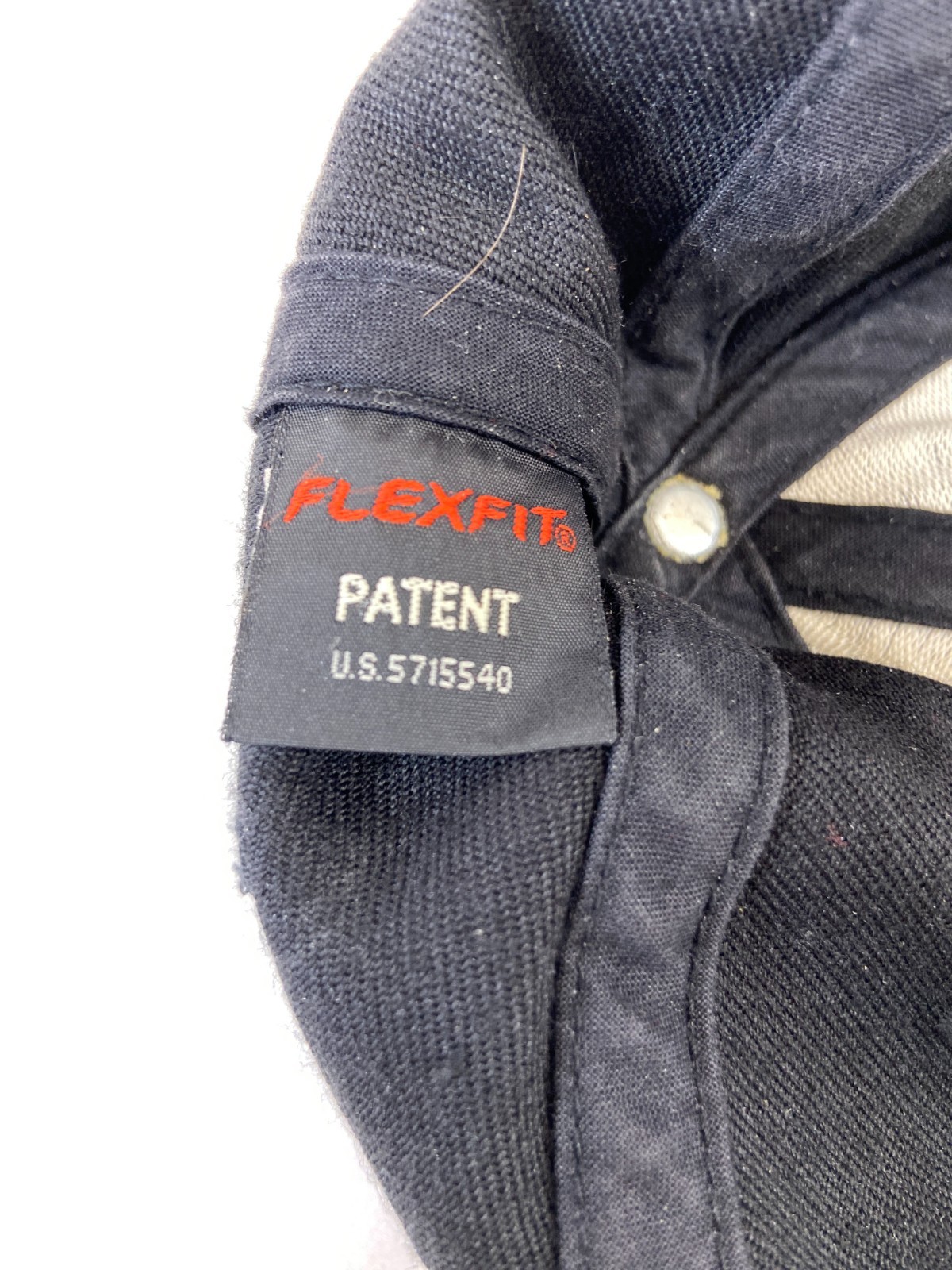 Black Solid Baseball Cap Fitted Hat Sports FlexFi… - image 10