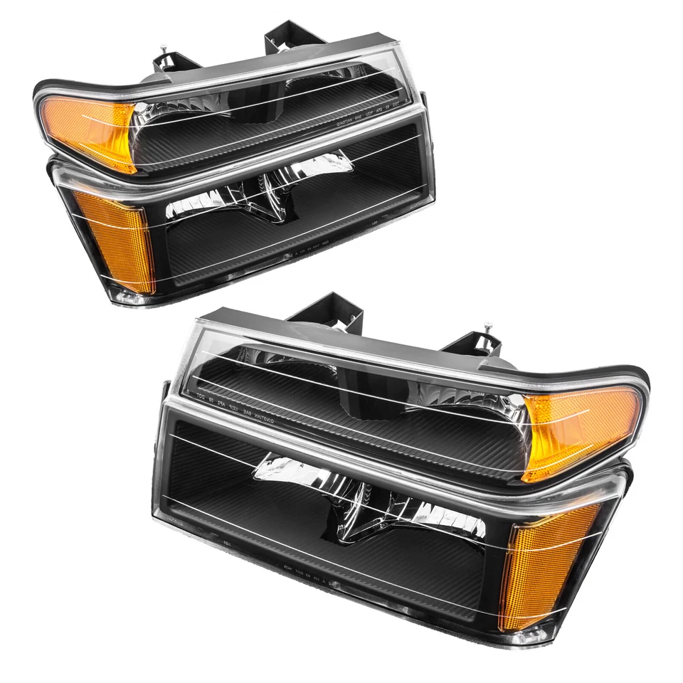 Conjunto de pares de faros faros para Chevy Colorado/GMC Canyon 2004-2012 Foto 2 de 4