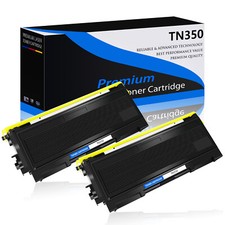 2 PACK TN350 Toner Cartridge for Brother MFC-7420 MFC-7820D MFC-7820N HL-2040