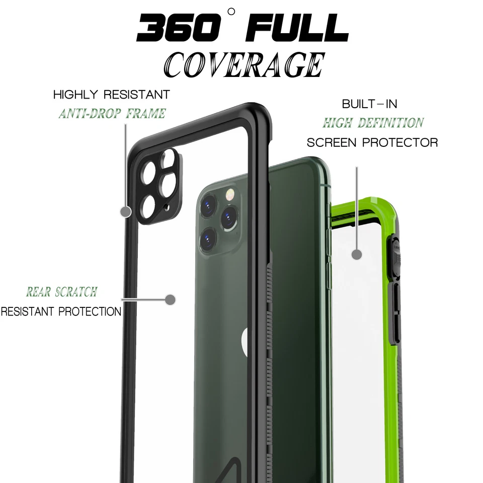 For Apple iPhone 11 / 11 Pro Max Case Waterproof Shockproof Dirtproof Snowproof - Image 4 of 4