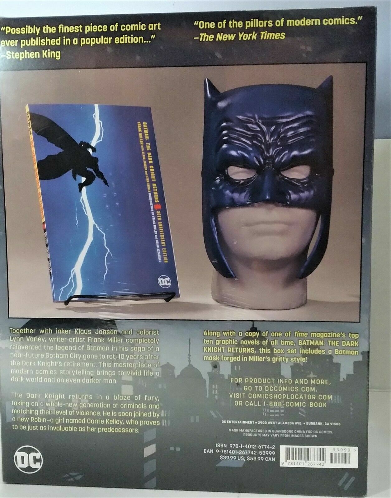 selvbiografi pinion selvbiografi DC Comics BATMAN The Dark Knight Returns Book &amp; Mask Set Frank Miller  New | eBay