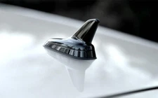 BLACK Shark Fin Decor Antenna Sticker Trim For Volkswagen VW Passat B8 2016 2017