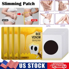 4BOX Bee Venom Circulatory Drainage Slimming Patch NEW