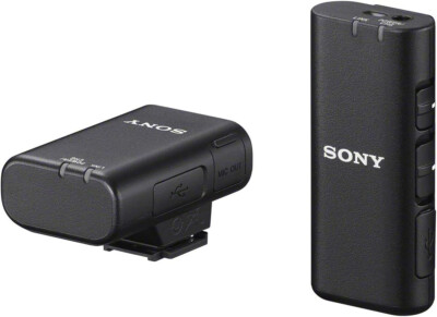 SONY ECM-W2BT Wireless Microphone Compatible with Digital Audio Interfaces