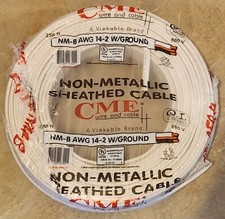 CME 14/2 Indoor Copper Building Wire NM-B w/ Ground Wire 250' Foot Roll