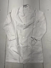 Meta Fundamentals White Long Sleeve Button Up Shirt Mens Size Small