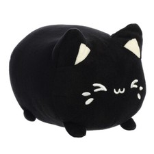 TASTY PEACH BLACK SESAME MEOWCHI 7" PLUSH CAT NEW WITH TAGS SOFT TOY AURORA