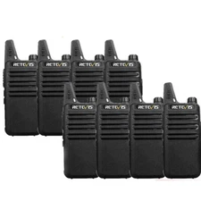 Long Range Walkie Talkies Retevis RT22 Two Way Radios for Store/Security 8 Pack
