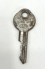 Vintage ILCO Independent Lock Company Fitchburg Mass USA Key - O 1098 LA